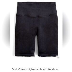 J Crew sculpt each high rise ribbed bike shorts new with tags never worn size XL